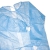Халат одноразовый медицинский 140см. нестерильный на завязках, рукав на манжете, цвет голубой, пл.25 (размер 52-54)